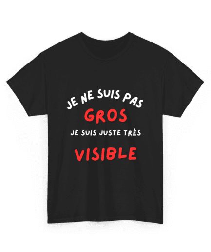 Je ne suis pas gros/grosse, je suis juste très visible