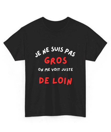 Je ne suis pas gros/grosse, on me voit juste de loin